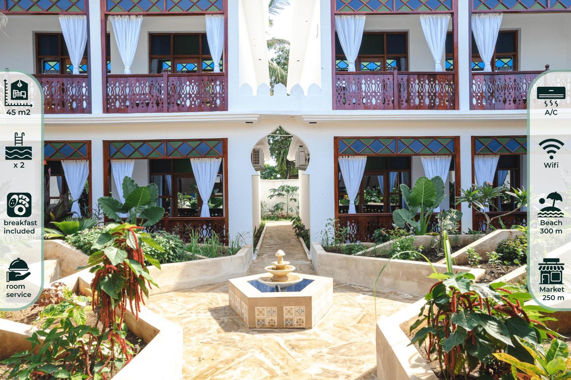 Tasneem Islamic Luxury Suites Jambiani  Exterior photo
